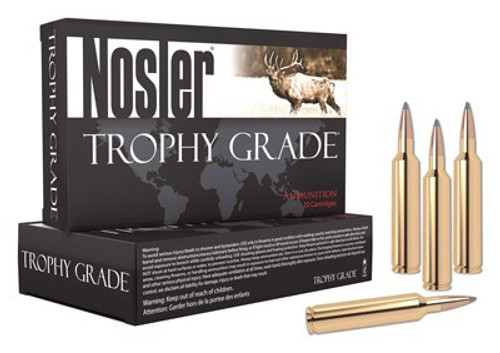 Nosler N60110 Trophy Grade Nosler Spitzer AccuBond Long Range 129 Grain .26 Nosler 3400 fps