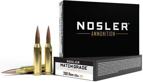Nosler .260 Remington Match Grade 130gr RDF HPBT Ammo