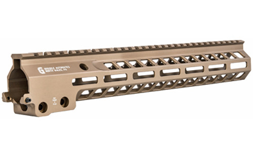 Geissele Automatics, MK14, Super Modular Rail, Handguard, 13.5", M-LOK, Barrel Nut Wrench Sold Separately (GEI-02-243), Gas Block Not Included, Desert Dirt Color,