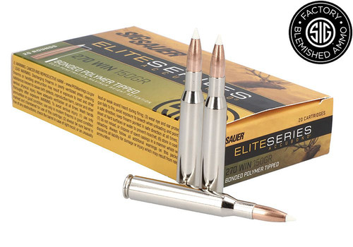 Sig Sauer E270AB15020 Elite Hunting Nosler AccuBond 150 Grain .270 Winchester 2860 fps