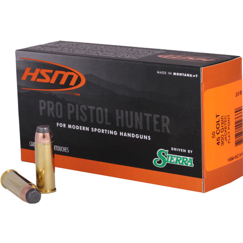 HSM HSM45C9N Pro Pistol Jacketed Soft Point 300 Grain .45 Long Colt