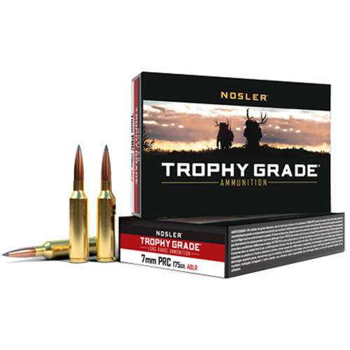 Nosler 61239 Trophy Grade AccuBond Long Range Spitzer 175 Grain 7mm PRC
