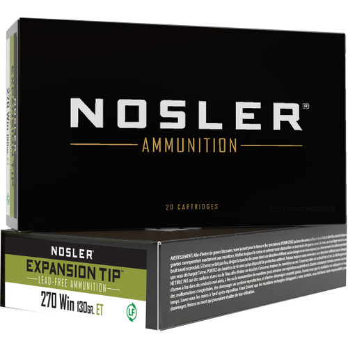 Nosler 40031 Expansion Tip SP 130 Grain .270 Winchester