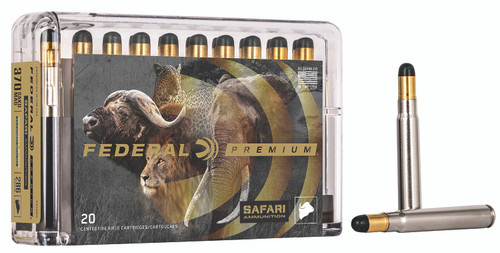 Federal .370 Sako Mag Safari 286gr Woodleigh Hydro Solid Ammo