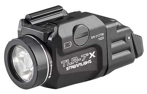 Streamlight TLR-7A Flex, 500 Lumens, 1.5 Hour Runtime, Comes with High and Low Switch and (1) CR123A Lithium Battery, Black