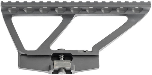 Arsenal, Inc., Scope Mount, Fits AK, 7.625 Picatinny Rail, Low Profile, One-piece, Quick Release, Black
