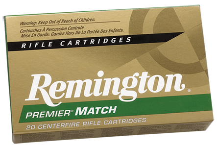 Remington .223 Rem Premier Match 62gr HP Match Ammo