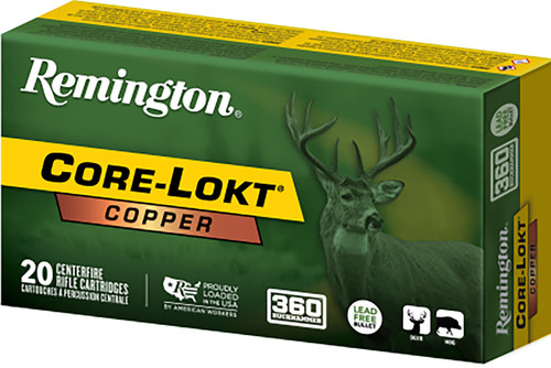 Remington .360 Buckhammer Core-Lokt Copper 160gr CSHP Ammo