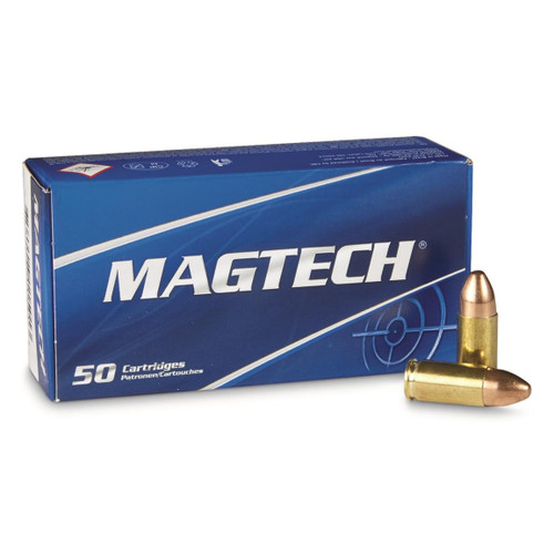 Magtech 9mm Luger 115gr FMJ Ammo