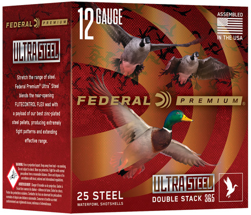 Federal Ultra Steel 12 Gauge 3 in 1-1/4 oz #2 / 4