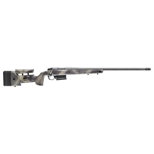 Bergara, B-14 Wilderness Series HMR Rifle, Bolt Action Rifle, 6.5 Creedmoor, 24" Barrel, Threaded 5/8-24, Cerakote Finish, Gray, Molded Stock w/ Mini-Chassis, Omni Muzzle Brake, Fluted Bolt, 5 Rounds, 1 Magazine, Right Hand