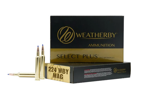 Weatherby .224 Weatherby Mag  81gr JHP Ammo