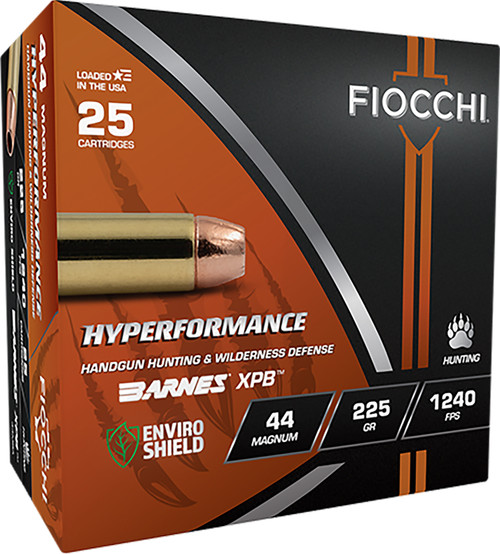 Fiocchi .44 Magnum XPB 225gr JHP Ammo