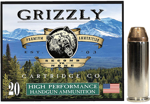 Grizzly Cartridge .45 Long Colt  225gr JHP Ammo