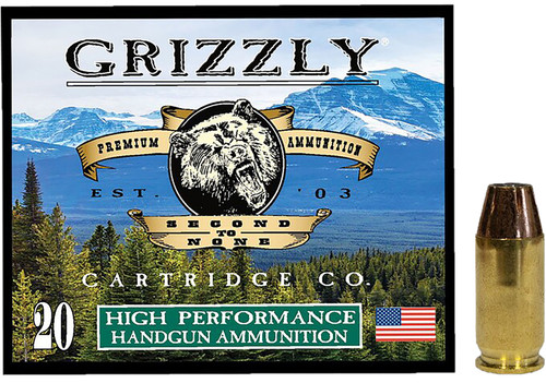 Grizzly Cartridge .45 ACP/Auto Hollow Point 230gr JHP Ammo