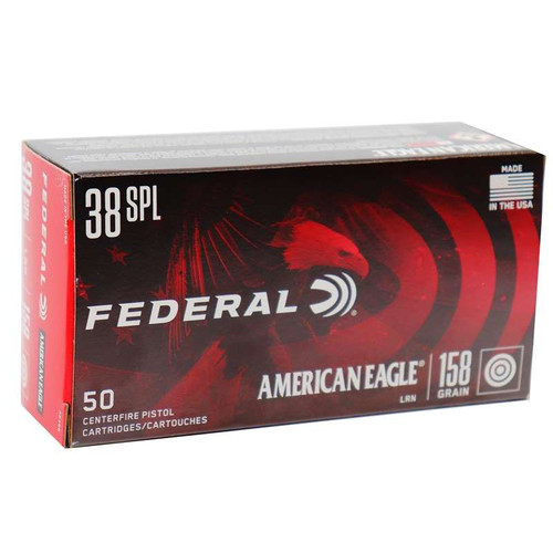 Federal .38 Special American Eagle 158gr LRN Bullets