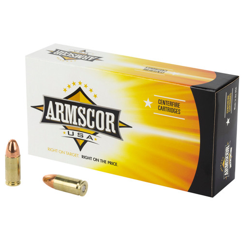 Armscor 9mm Luger 147gr FMJ  Pistol Ammunition