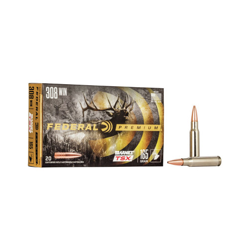 Federal Premium Vital Shok .308 Win / 7.62x51mm 165 Gr CSHP