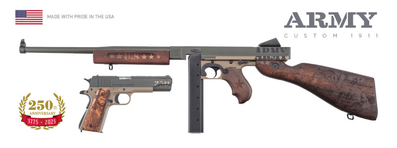 Auto-Ordnance Unveils Exquisite 250th Army Anniversary Thompson Collection