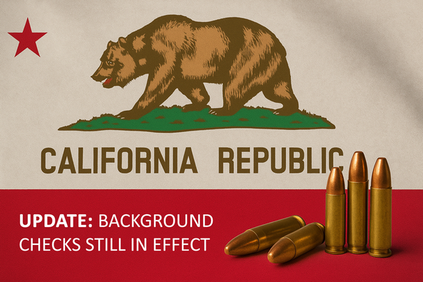 EXCLUSIVE UPDATE: California Ammo Background Check Law Still in Effect Despite Court Ruling