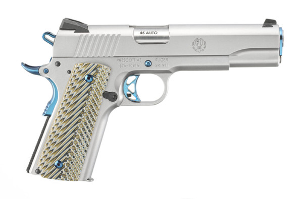 TALO Debuts Striking Blue-Accented Ruger SR1911 Limited Edition