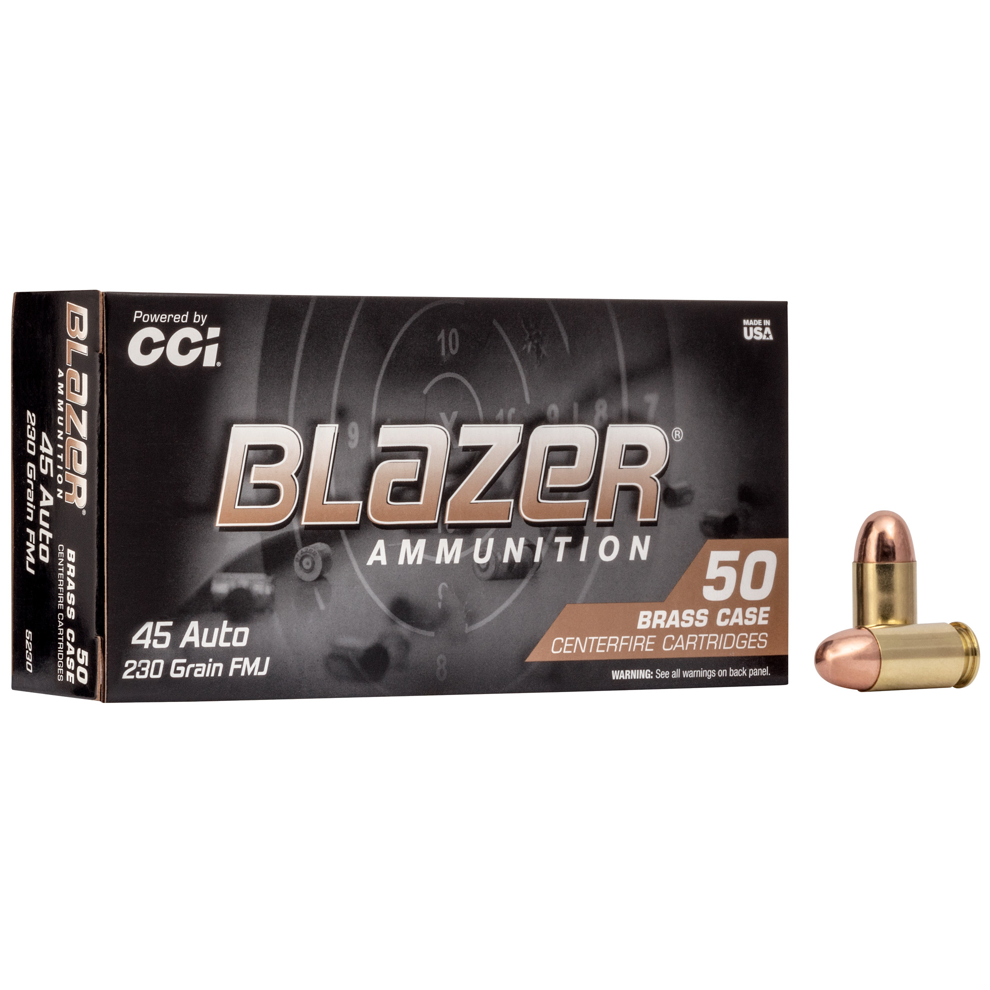 エアガン CAL.45 230gr FMJ シルバー Precision Delta 45 cal 230 grain full metal jacket bullets