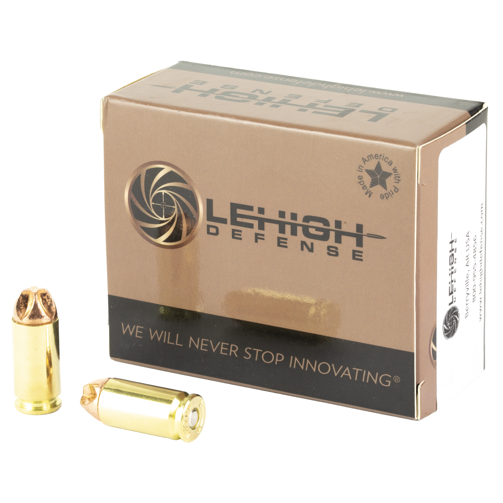 Lehigh Defense .40 S&W Xtreme Defense 115gr Fluid Transfer