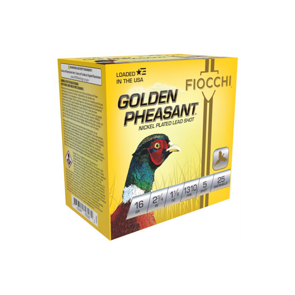 Fiocchi Golden Pheasant Extrema 16 Gauge 2 3/4