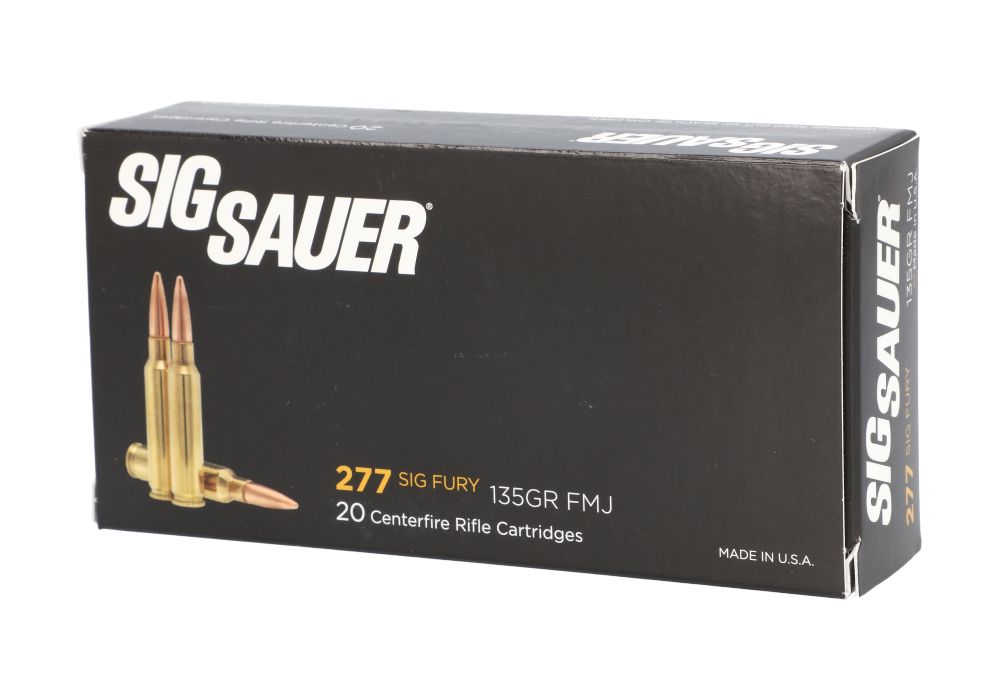 Sig Sauer .277 Sig Fury Elite Ball 135gr FMJ Ammo