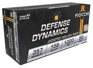cchi 357B Defense Dynamics 357 Mag 158 Gr Jacketed Hollow Point (JHP) Ammo