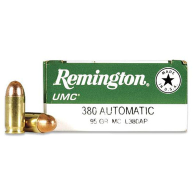 ington .380 Auto UMC 95gr FMJ Ammo