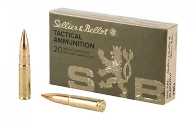 lier & Bellot 300BLKA Rifle 300 Blackout 124 Gr Full Metal Jacket Ammo