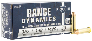 cchi 357 Mag Range Dynamics 142gr TCFMJ Ammo