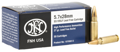 5.7x28mm 27gr Lead-Free HP Ammo