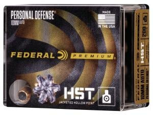 eral Premium Personal Defense Handgun 10mm 200 Gr. HST 20 Rd. Ammo