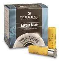 eral Top Gun Target Load 20 Gauge 2.75 7/8 Oz #9 Shot Ammo