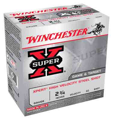 chester Super-X Xpert Hi-Velocity Steel 20 Gauge (20 Ga.) 2.75 In. 3/4 Oz. 7 Shot 25 Rd. Ammo