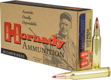 nady 80269 ELD Match Extremely Low Drag-Match 73 Grain .223 Remington 2790 Fps Ammo