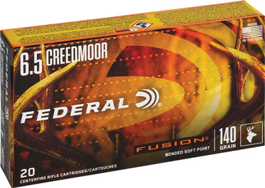 eral F65CRDFS1 Fusion Fusion Soft Point 140 Grain 6.5mm Creedmoor 2725 Fps Ammo