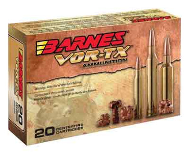 nes 21581 VOR-TX Barnes Tipped TSX Flat Base 180 Grain .35 Whelen 2900 Fps Ammo