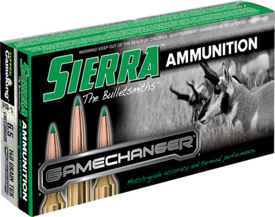 rra A434005 GameChanger Sierra Tipped GameKing 140 Grain 6.5mm Creedmoor Ammo