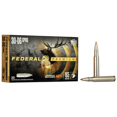 eral P3006TT2 Premium Trophy Bonded Tip 165 Grain .30-06 Springfield 2800 Fps Ammo