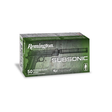 ington 28428 Subsonic Flat Nose Enclosed Base 230 Grain .45 ACP/Auto 830 Fps Ammo