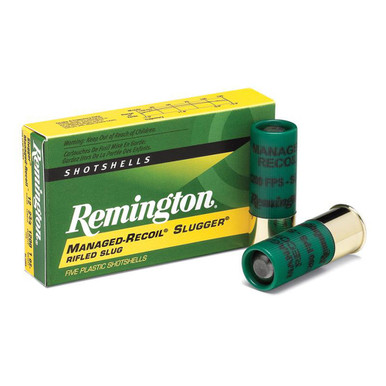 ington 20290 Slugger Managed-Recoil 12 Gauge 2-3/4 1oz #Rifled Slug 1200 Fps Ammo