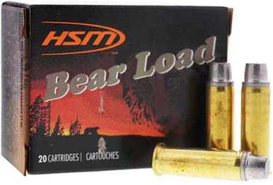  45C7N20 Bear Load LEAD Wide Flat Nose 325 Grain .45 Long Colt 1155 Fps Ammo