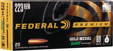 eral GM65CRD1 Premium Gold Medal Sierra MatchKing Boat Tail Hollow Point 140 Grain 6.5mm Creedmoor 2675 Fps Ammo