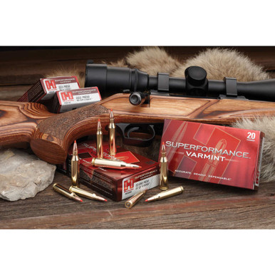 nady 8334 Superformance Varmint LEAD-FREE Non Traditional EXpanding 35 Grain .22-250 Remington 4450 Fps Ammo