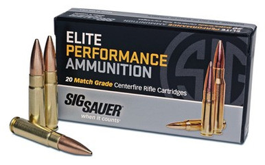  Sauer E300A120 Elite Performance Marksman Open Tip Match 125 Grain .300 AAC Blackout 2200 Fps Ammo