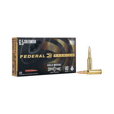 eral GM65CRDOTM1 Gold Medal Premium Open Tip Match 140 Grain 6.5mm Creedmoor 2675 Fps Ammo