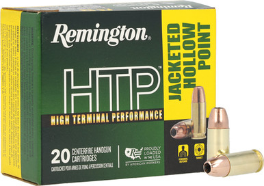 ington 28295 HTP Jacketed Hollow Point 147 Grain 9mm Luger/Parabellum 990 Fps Ammo